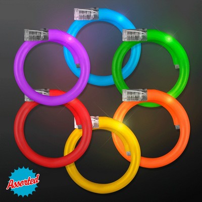 Assorted LED Flash Tube Bracelets - BLANK